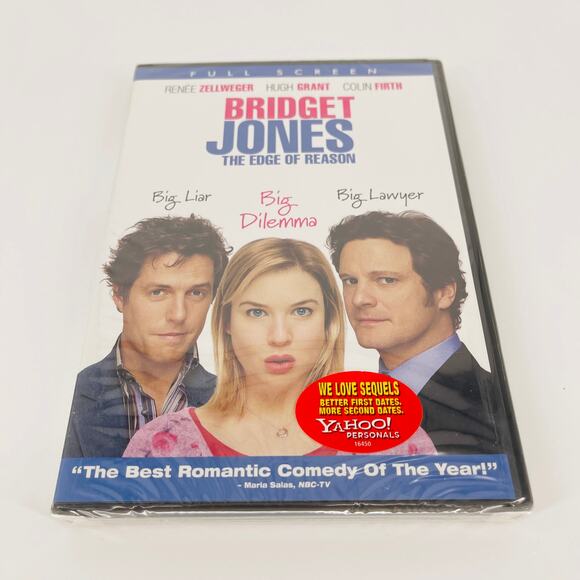 Bridget Jones: The Edge of Reason Renée Zellweger Hugh Grant Movie DVD - NWT - Picture 1 of 8